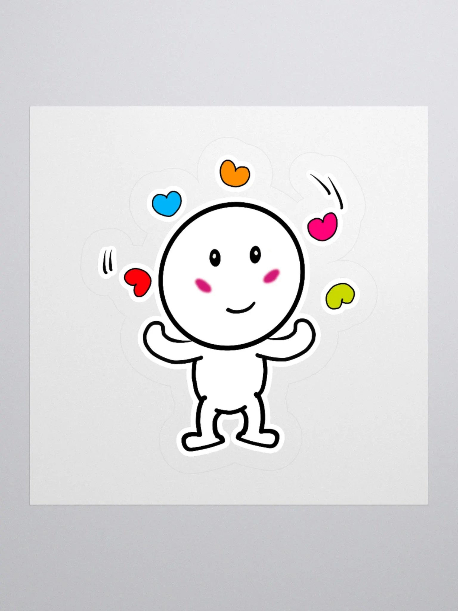 Love In Motion Kiss Cut Stickers product image (3)