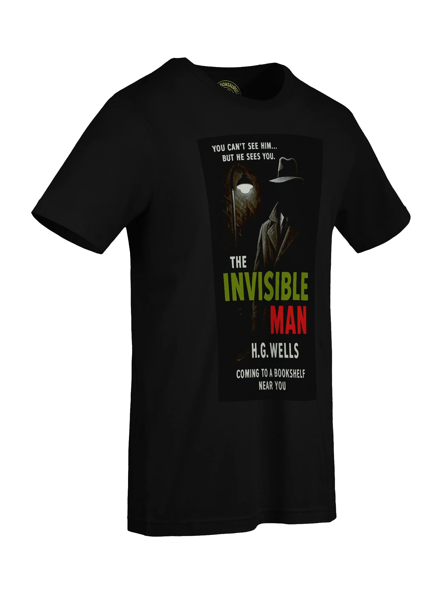 "The Invisible Man" 1950's Faux Retro Film Poster H.G. Wells Concert Tee Fit Unisex T-Shirt product image (79)