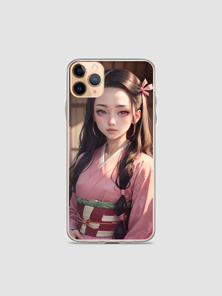 Nezuko Demon Slayer Inspired iPhone Case - Fits iPhone 7/8 to iPhone 15 Pro Max - Protective Design, Ethereal Charm product image (1)