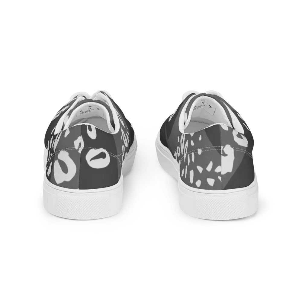 Organic Grey Leopard Print Canvas Shoes product image (5)