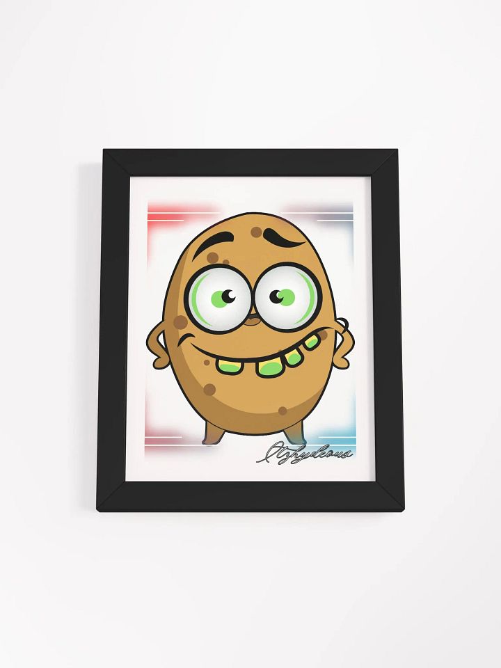 Jovial Potato Charm Framed Poster product image (1)