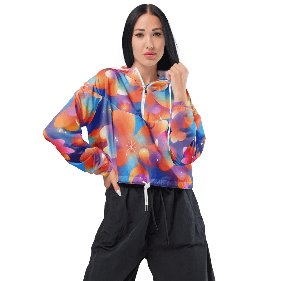 Clownfish but Cute Cropped Windbreaker product image (5)