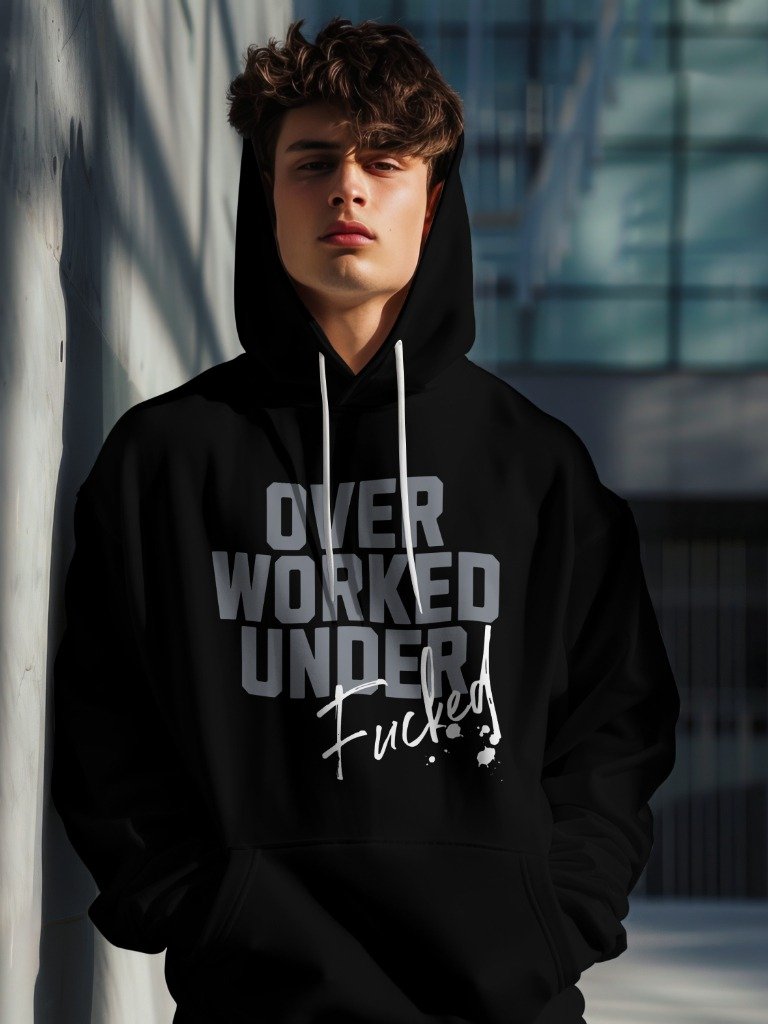 Over Worked Hoodie product image (7)