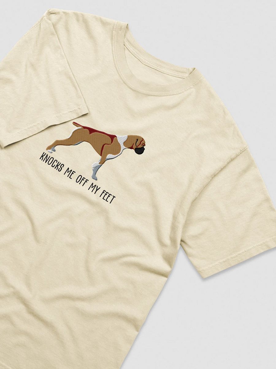 Knocks Me Off My Feet T-Shirt(Embroidered) of a Boxer product image (27)