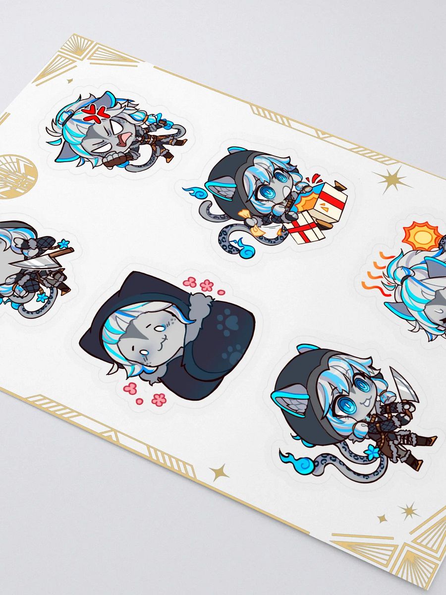 Shiva & Bengali Chibi Sticker Set product image (2)
