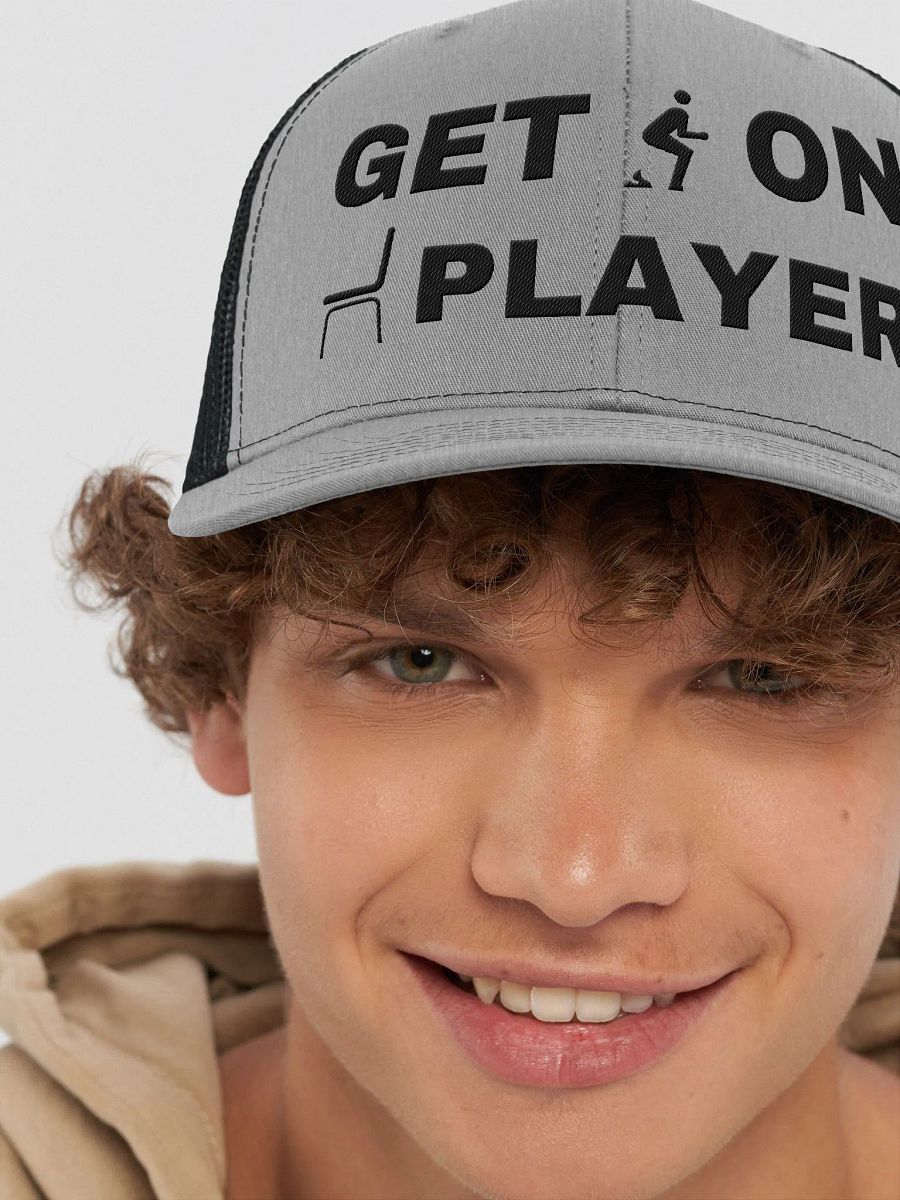 "Get s*** on" (dark text) Trucker Hat product image (9)