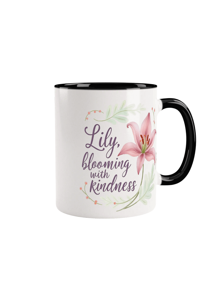 Lily Mug: Blooming with Kindness – A Personalized Gift That Inspires product image (1)