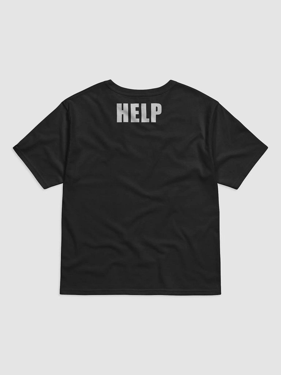 Help Black T-Shirt product image (2)