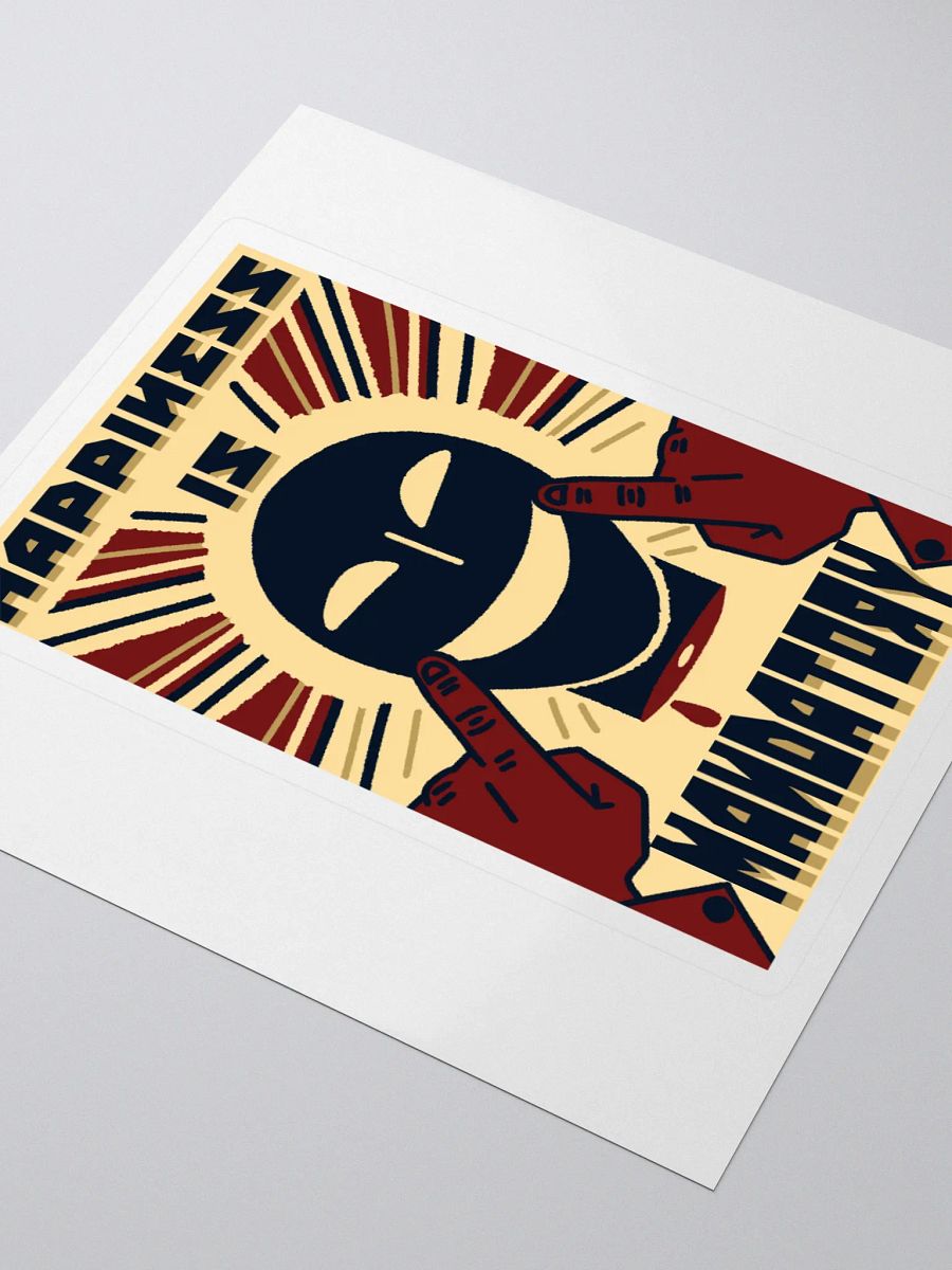 Happiness is Mandatory - Sticker product image (3)