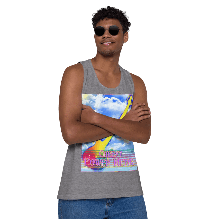 Cheesy Power Metal Tank Top product image (7)