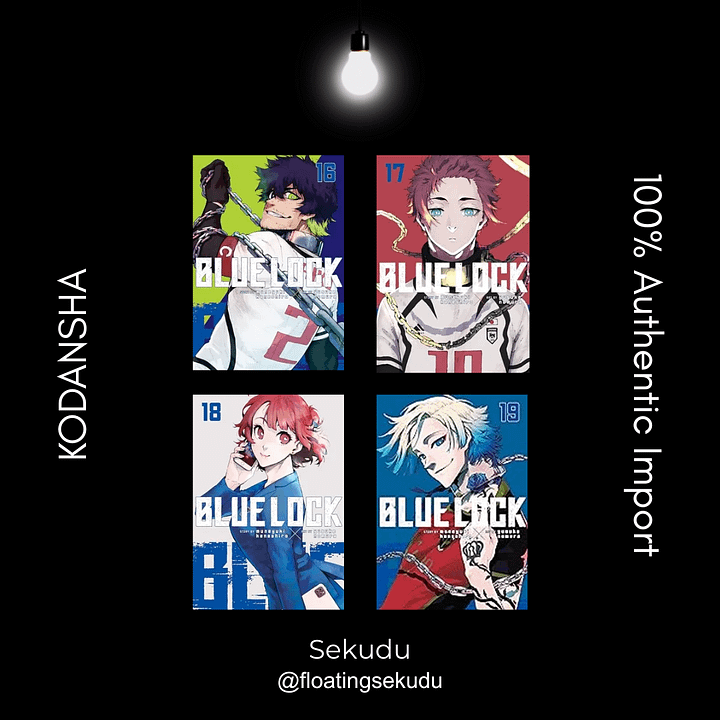 [Authentic] Blue Lock Manga (English) Vol 16, 17, 18, 19 | Kodansha [Brand New] product image (1)