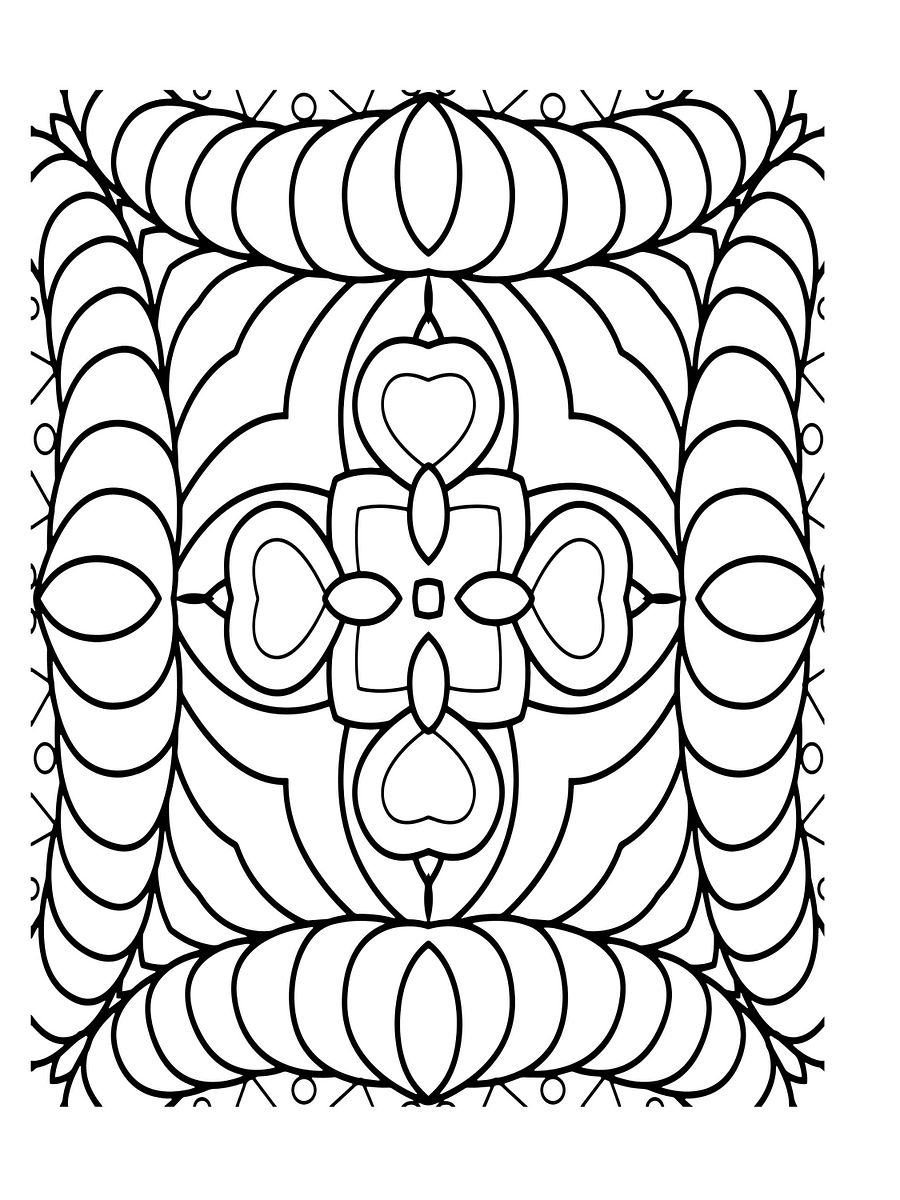 Fun with Mandalas,100 Great Coloring Pages, An Adult Coloring Book: Mandala Coloring Book for Adults Relaxation and Stress Relief, Amazing Big Patterns product image (4)