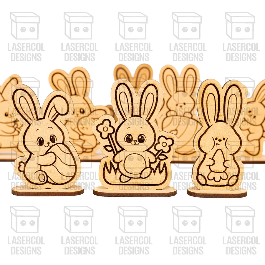 Easter Cutouts With Base Set 8 - Laser Cut Files product image (8)