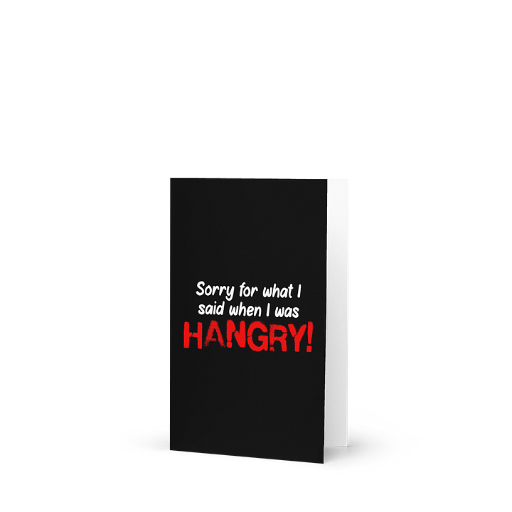 Hangry Blank Card product image (1)
