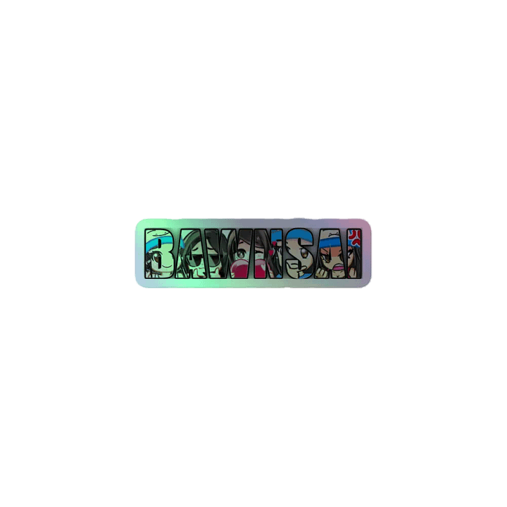 bawnsai holographic sticker product image (1)