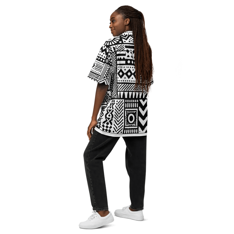Geometric African Hawaiian Shirt product image (1)