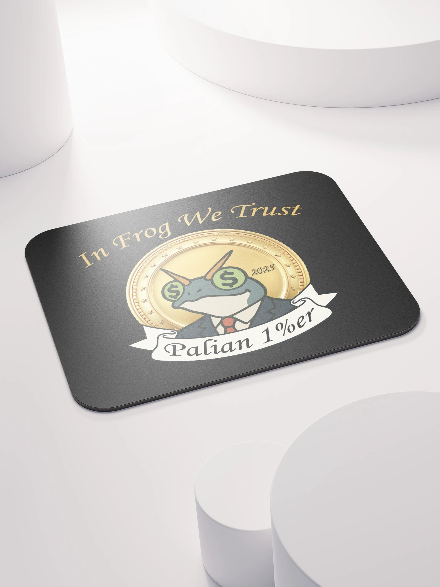 FROGMONEY2025 In Frog We Trust Mouse Pad product image (4)