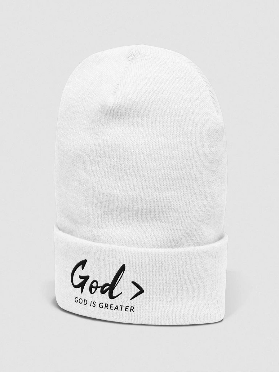 God > Black Beanie product image (5)