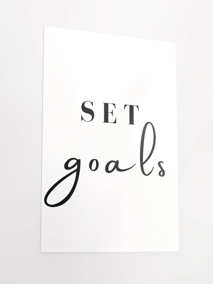Set Goals Poster product image (4)