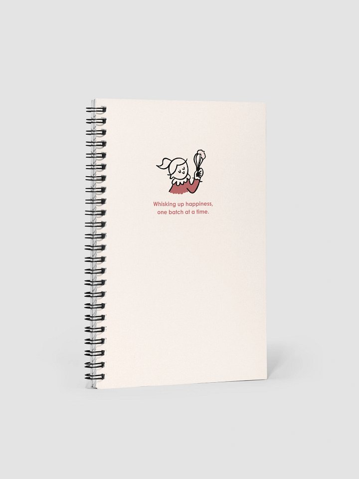 Whisk Up Happiness Spiral Notebook product image (1)