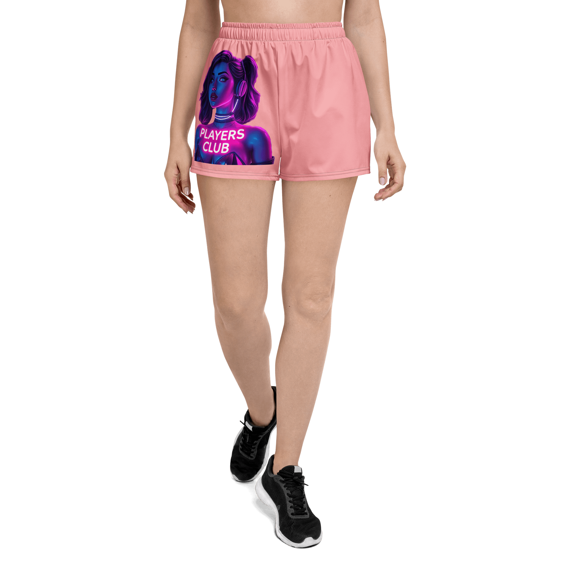 pink players club shorts product image (1)