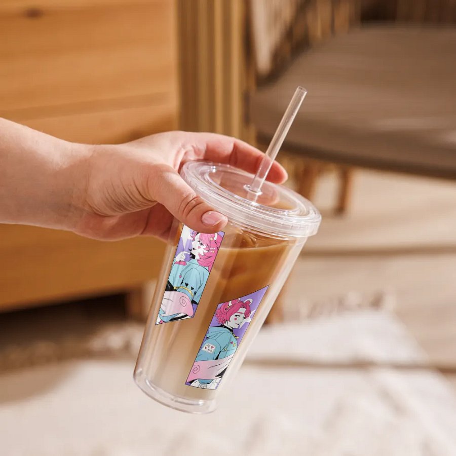 ♡ Rattie and Ratthew Clear Tumbler ♡ product image (9)
