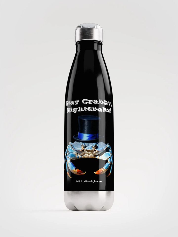 Night Crab Stainless Steel Water Bottle product image (1)