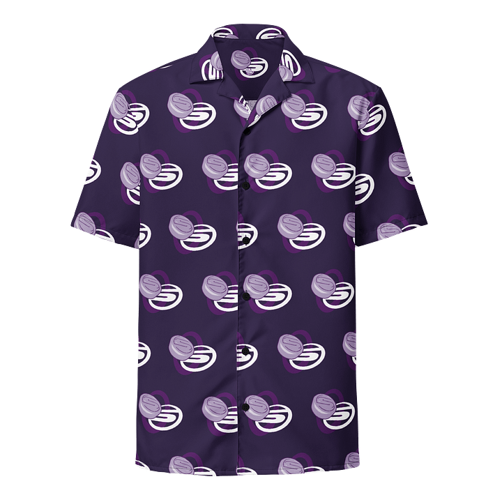 Stimulant Records Hawaiian All Over Print Shirt Purple Logo product image (1)