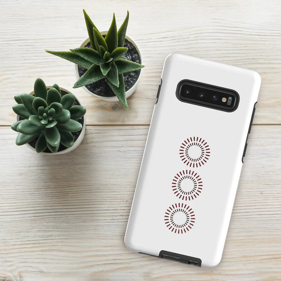 Red Circle Tough Case for Samsung® product image (49)