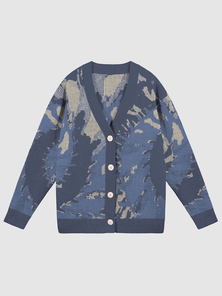Miniaday Designs Tie Dye in Blue Knitted Sweater Without Pocket product image (5)