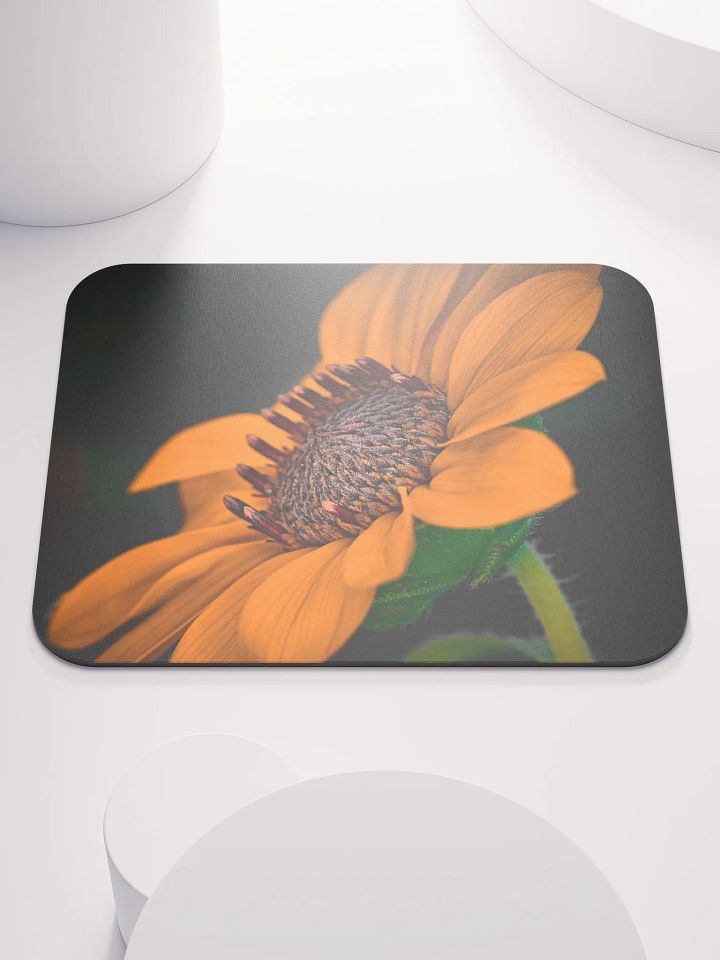Orange You Glad Sunflower Mouse Pad product image (1)