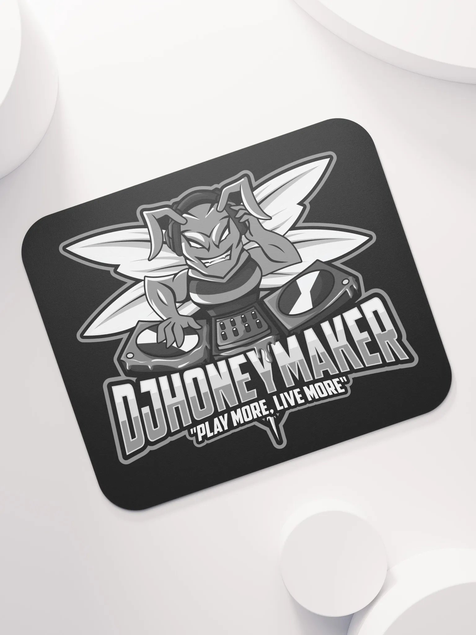 Black & White Logo Classic Mouse Pad product image (7)