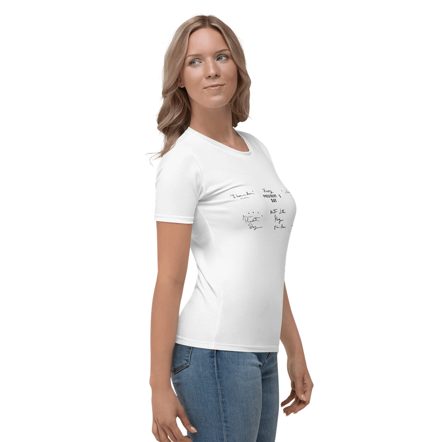 Women's Crew Neck T-Shirt I Have Dream TapographyAll-Over Print product image (4)