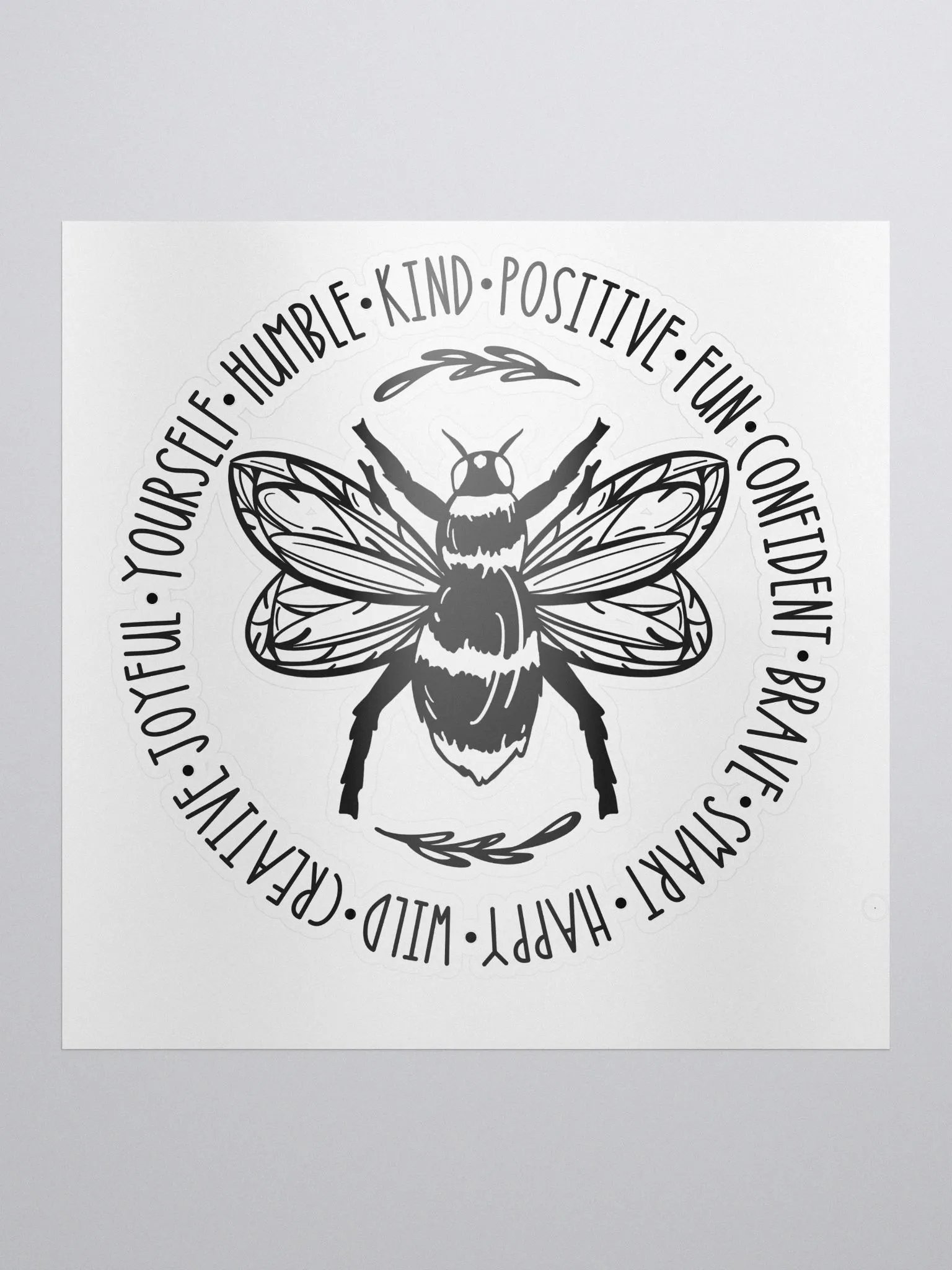 Bee humble stickers product image (1)