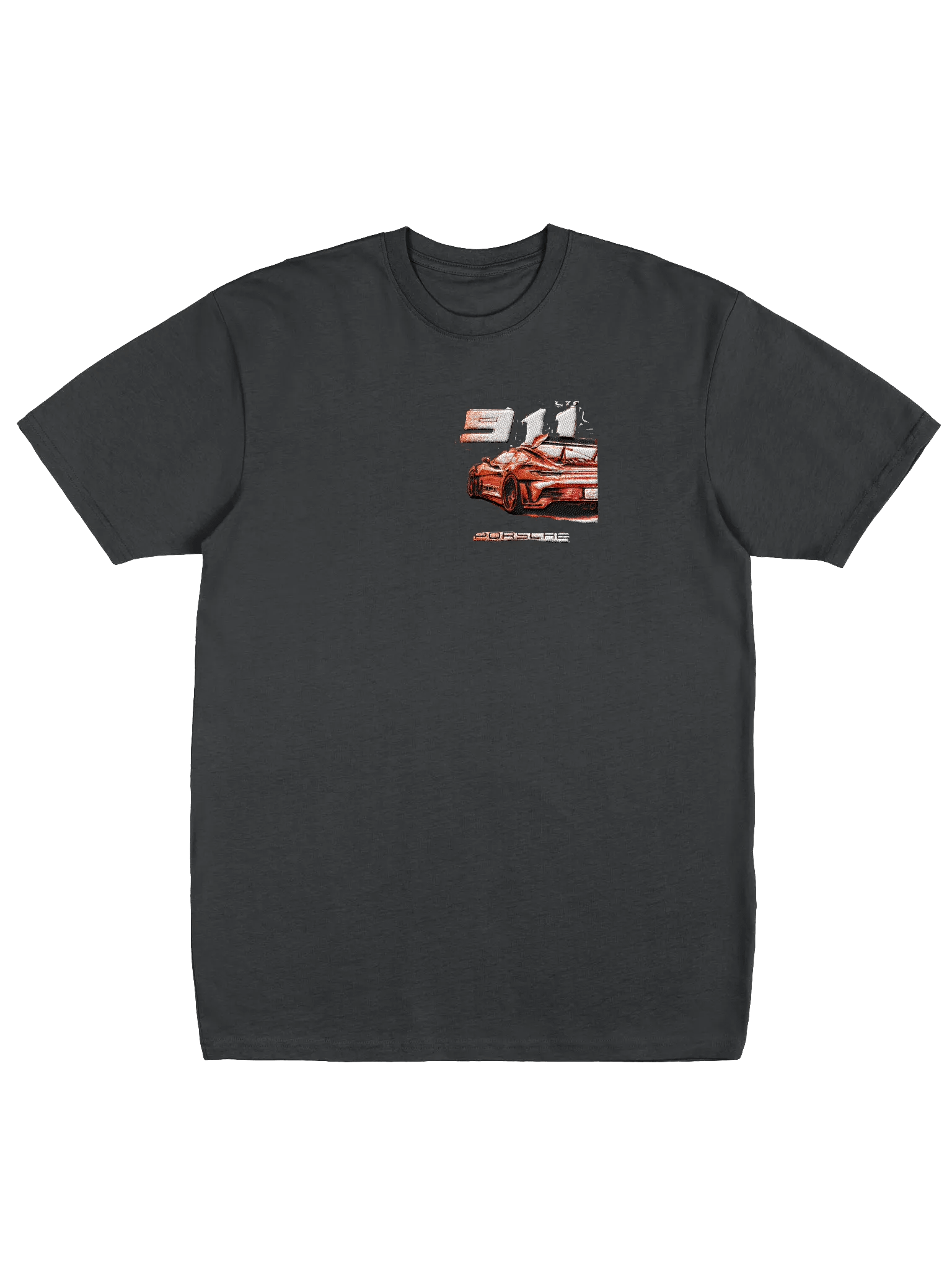 Stylized Porsche 911 GT3 Rear View Tee product image (1)
