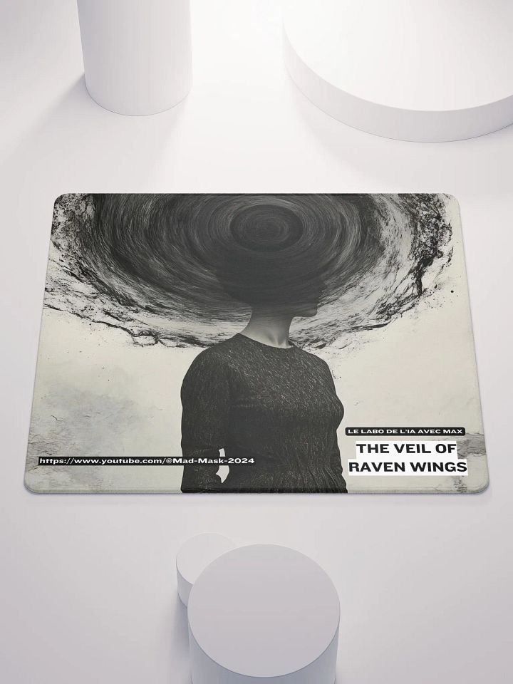 Mouse Pad Gaming The Veil of Raven Wings product image (1)
