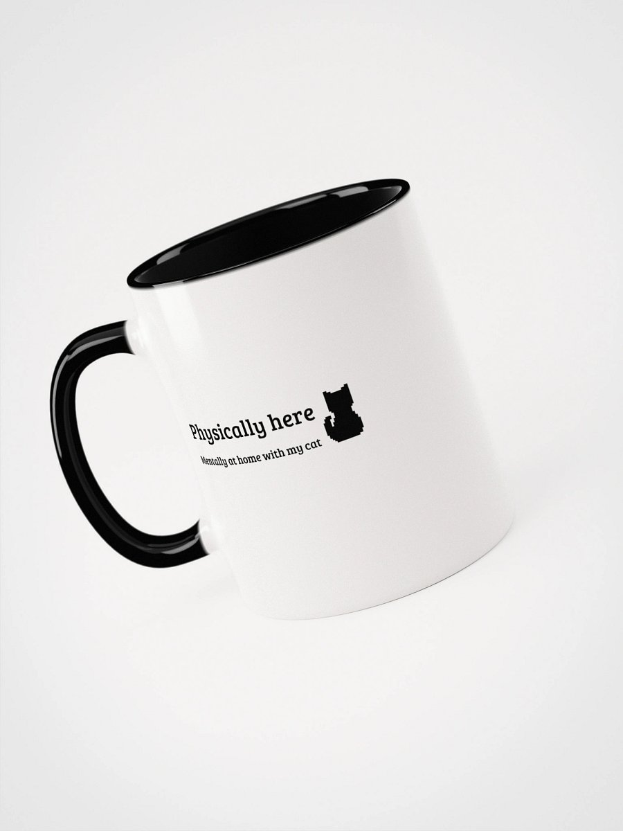 Mug: 'Physically here, Mentally at home with my cat' product image (35)