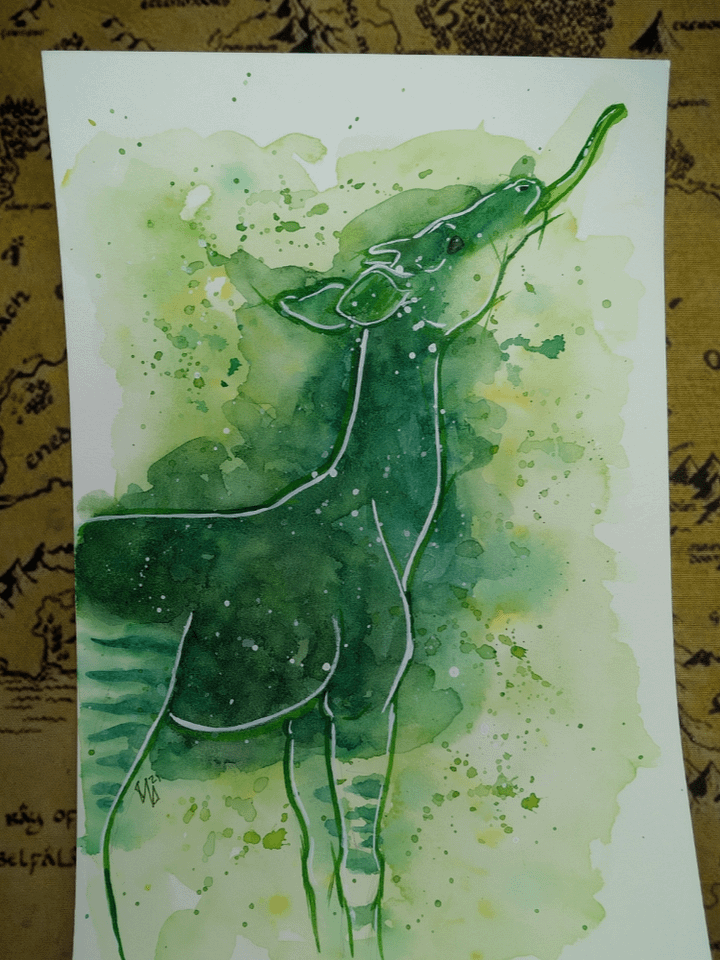 Okapi in Green product image (1)