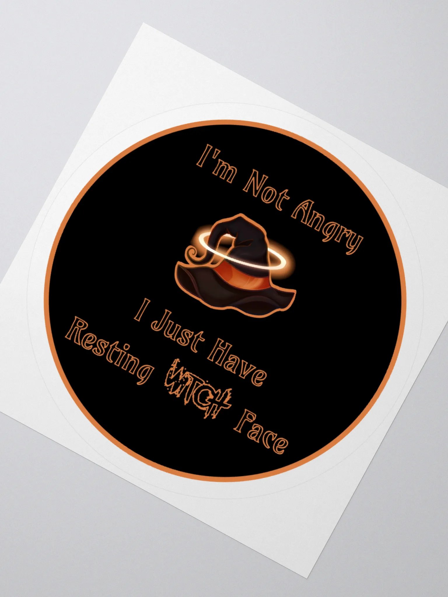 Resting Witch Face Sticker product image (2)