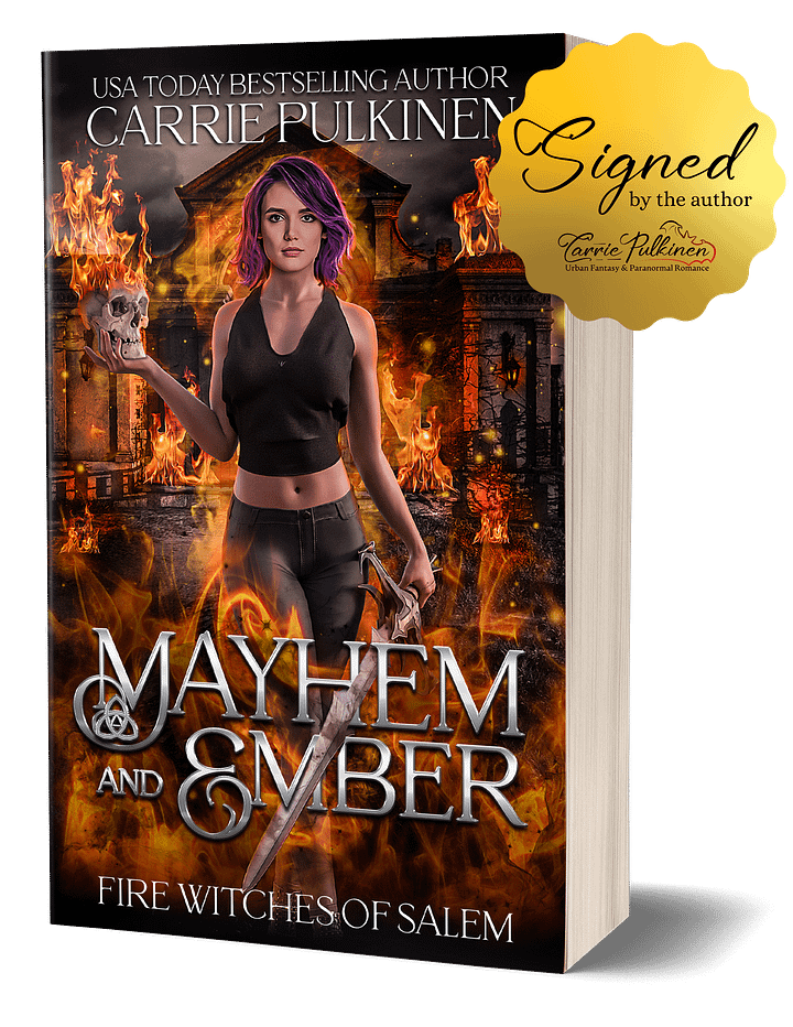 Mayhem and Ember Signed Paperback product image (1)