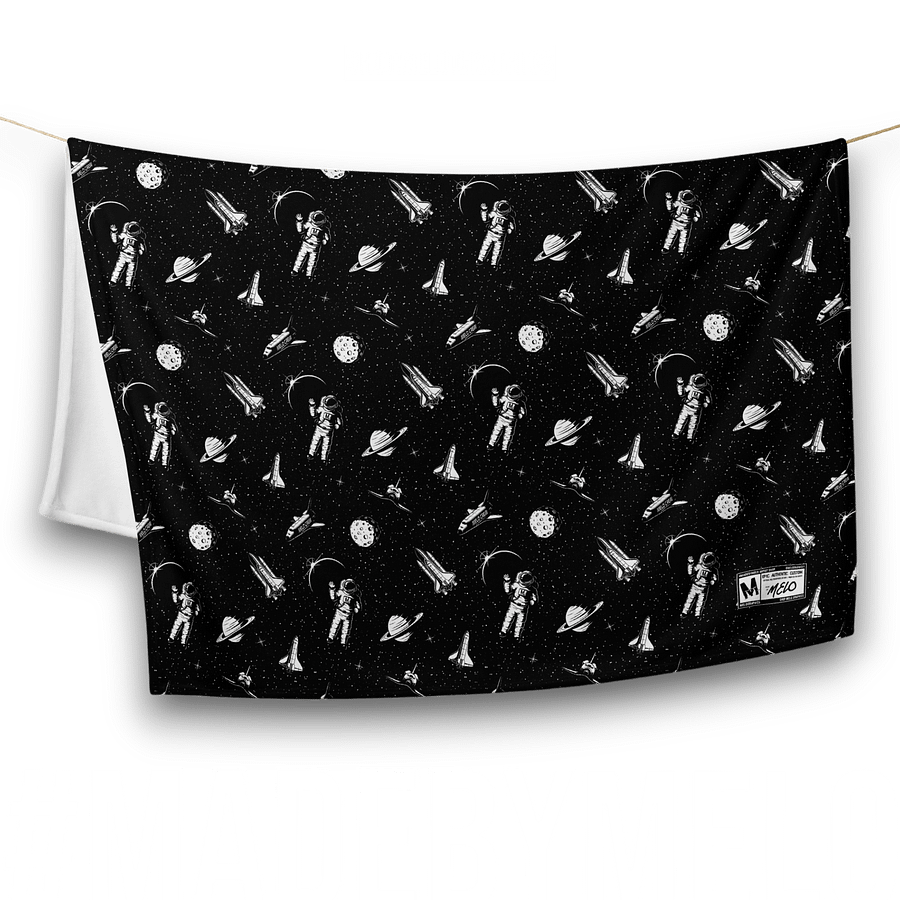 Spaced Out B&W - Blanket | #MadeByMELO product image (6)