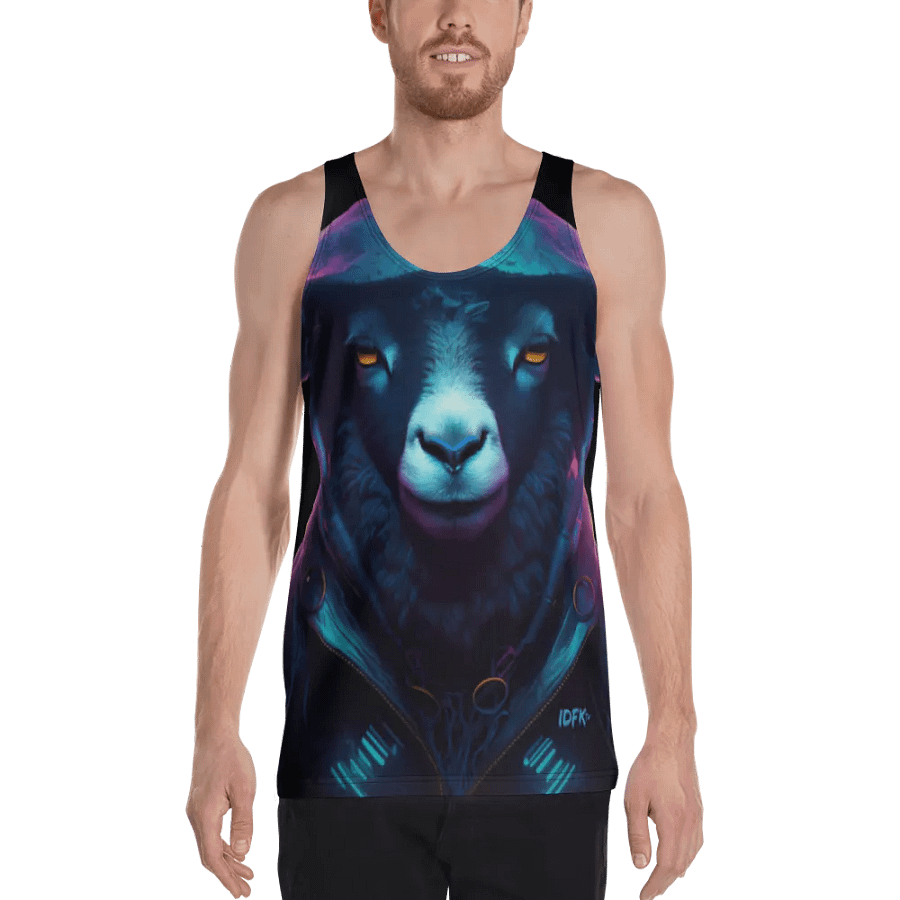 IDFKtv Black Sheep Full Color Tank Top product image (5)