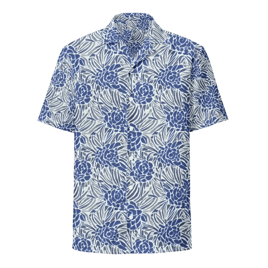 Blue Roses Hawaiian Shirt product image (1)