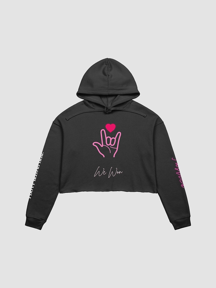IDBH - We Won Cropped Hoodie product image (1)