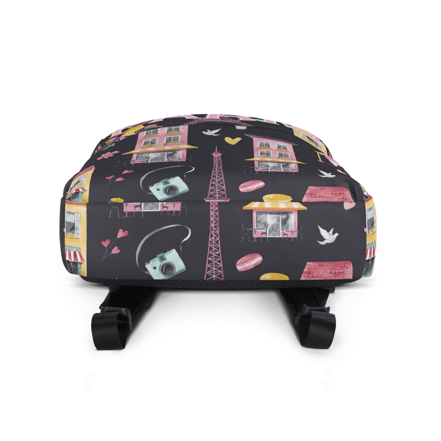 'La Vie Parisienne' All-Over Printed Backpack product image (5)