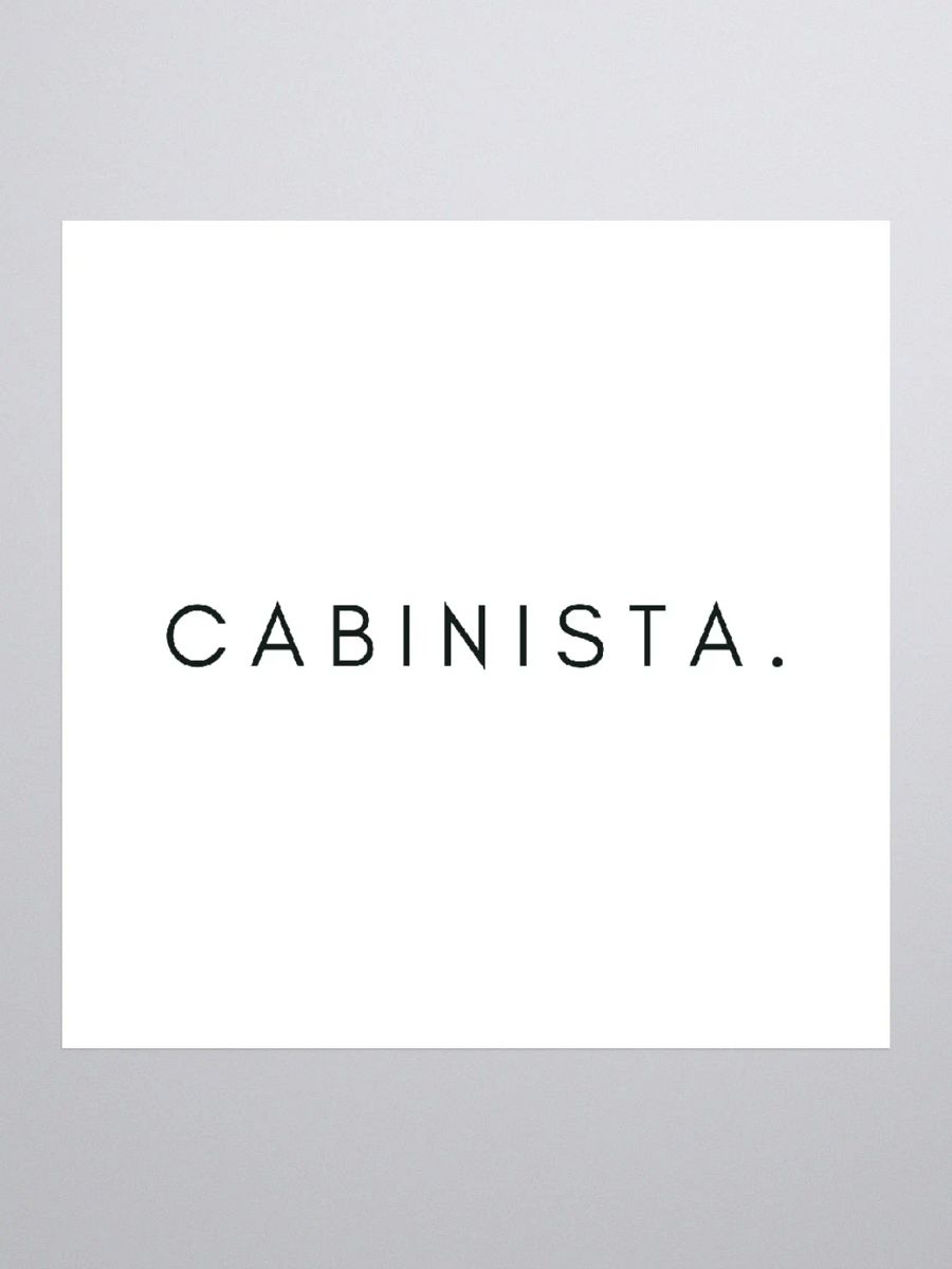 The Cabinista Kiss Cut Stickers product image (1)