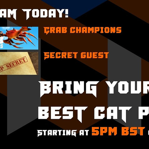 Crab Champions and a secret guest.
Be there before all the cardboard boxes are gone!

Starting at 5PM BST (9AM PT)

Over at h...