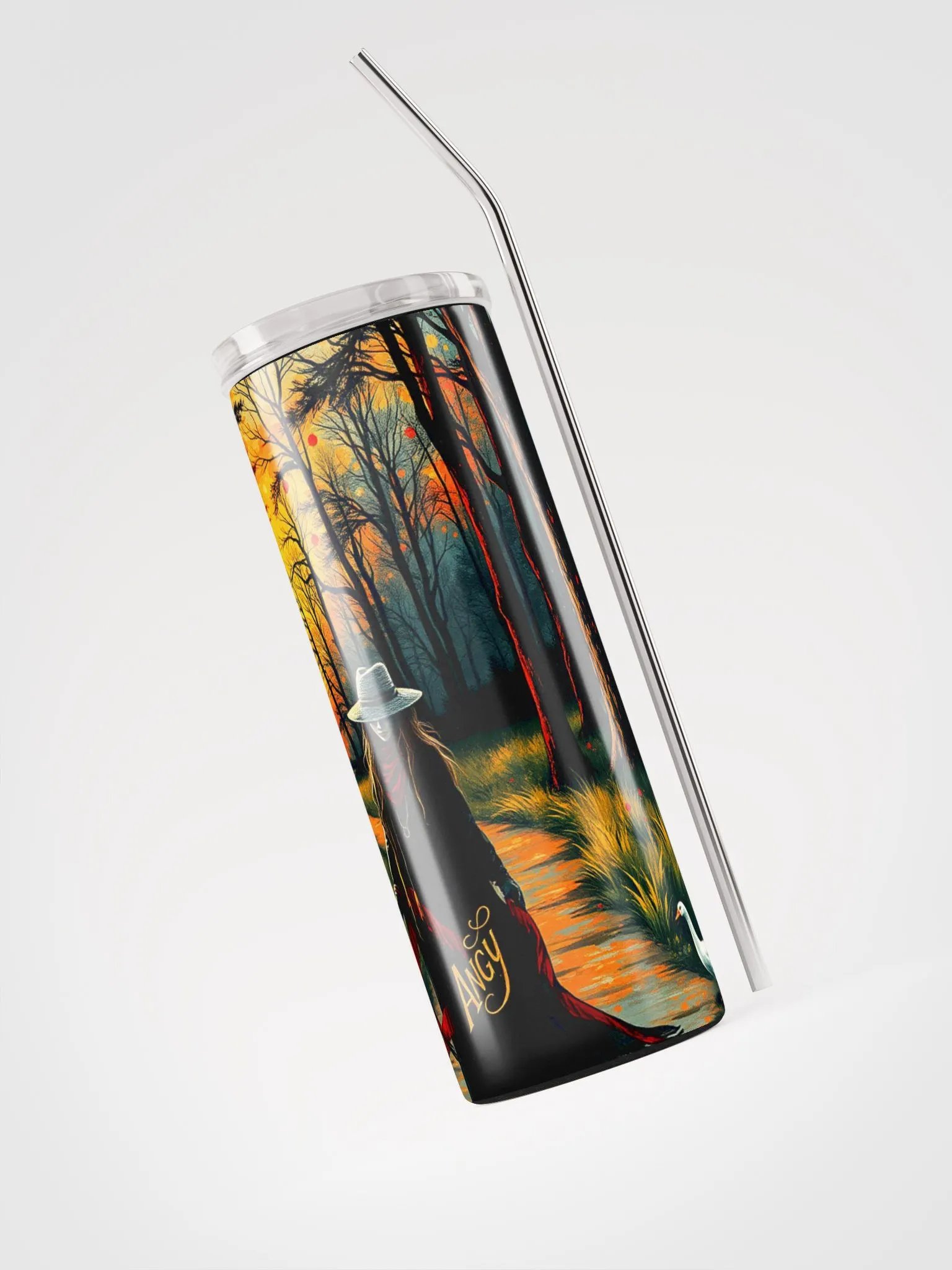 Sunset Stroll Stainless Steel Tumbler product image (3)