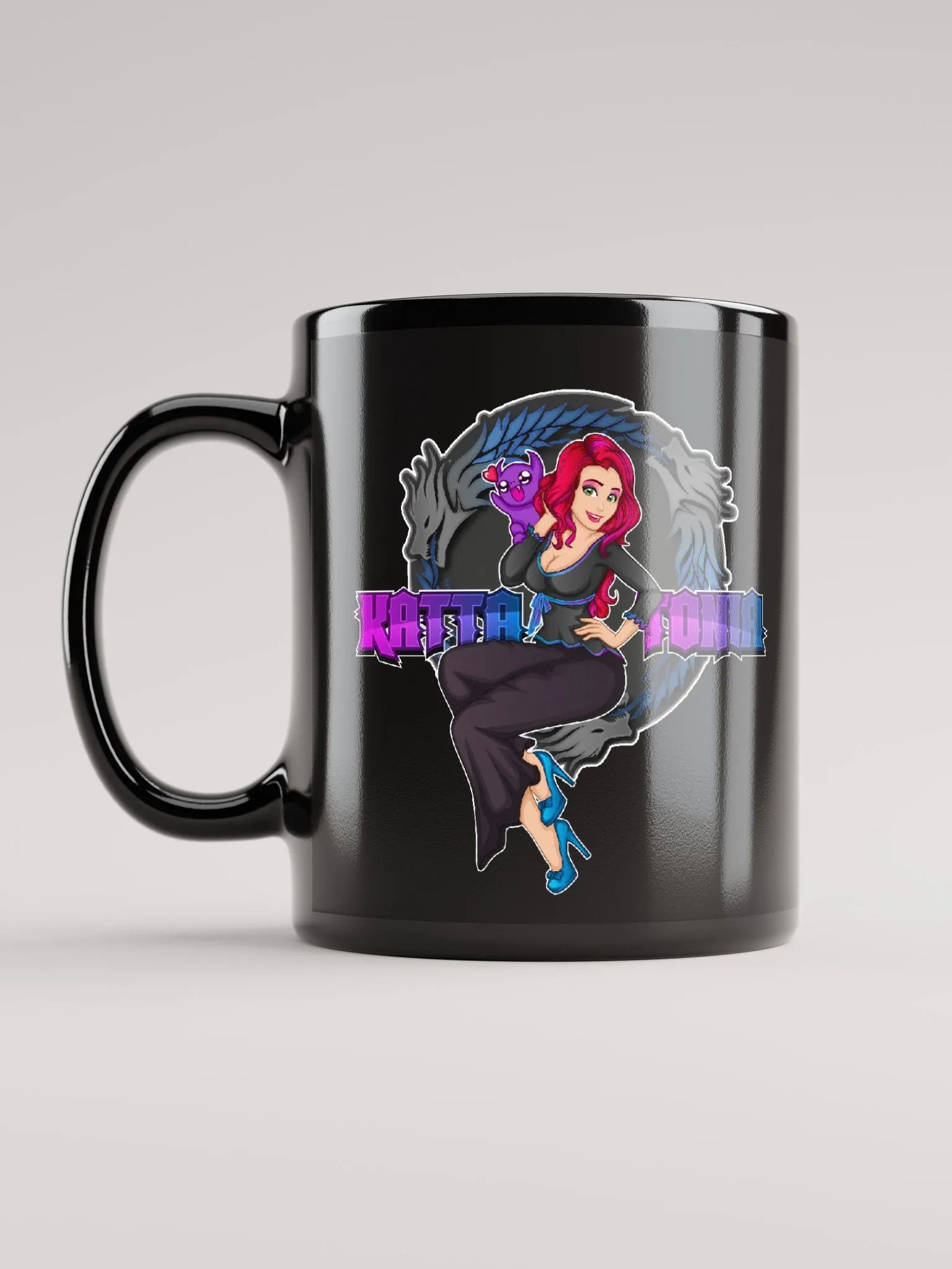 Black Kattatonia Mug - Logo 2 product image (6)
