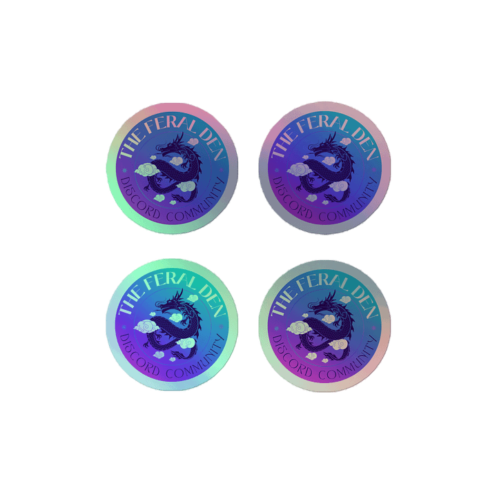 The Feral Den Holographic Sticker Set product image (2)